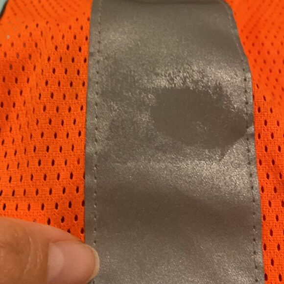 Reflective Safety Vest, Class 2 Construction, Hi-Viz, Yellow & Orange 3 pc Lot - Picture 12 of 15